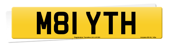 Registration number M81 YTH